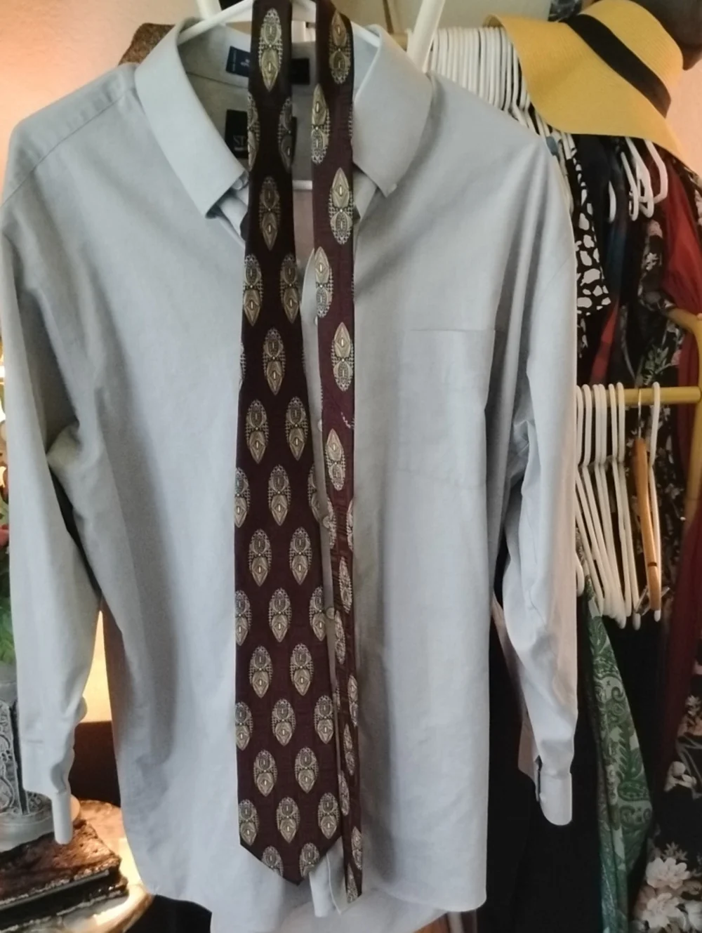 100% Silk Hand Sewn In USA Long Tie